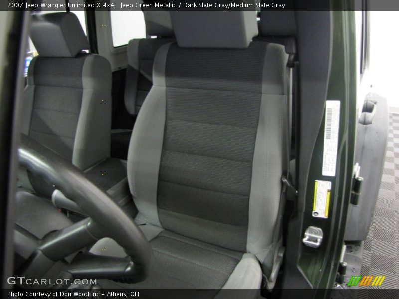 Jeep Green Metallic / Dark Slate Gray/Medium Slate Gray 2007 Jeep Wrangler Unlimited X 4x4