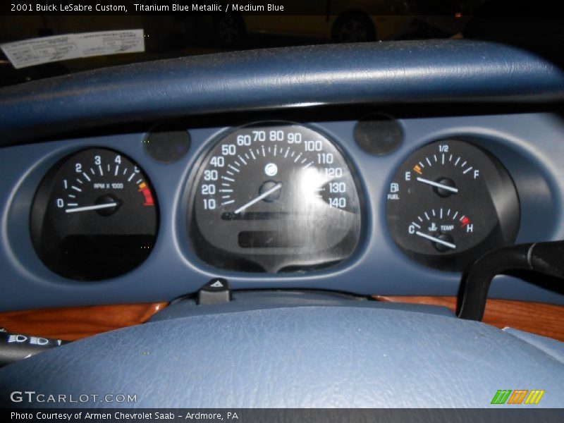 Titanium Blue Metallic / Medium Blue 2001 Buick LeSabre Custom