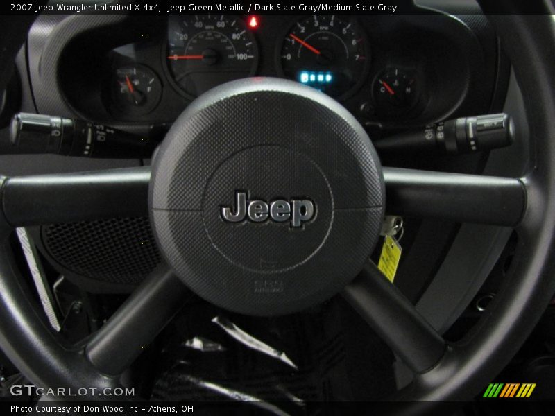 Jeep Green Metallic / Dark Slate Gray/Medium Slate Gray 2007 Jeep Wrangler Unlimited X 4x4