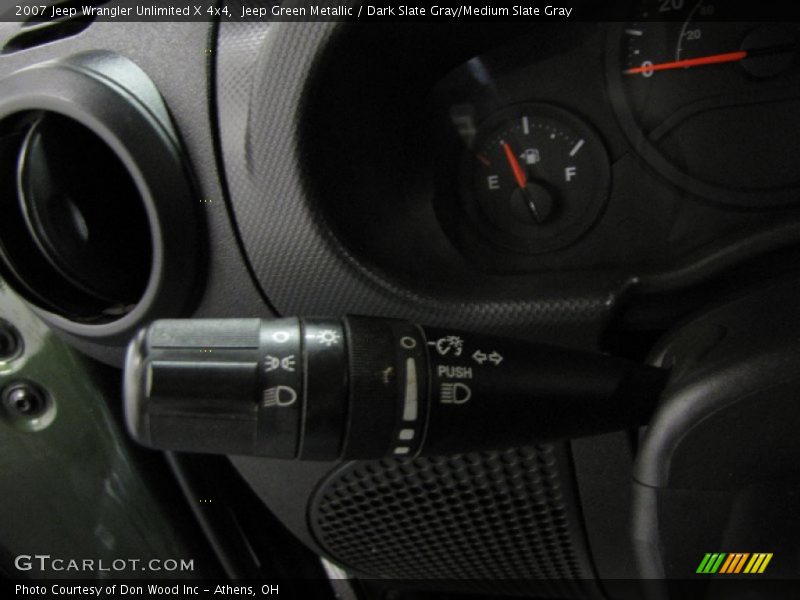 Jeep Green Metallic / Dark Slate Gray/Medium Slate Gray 2007 Jeep Wrangler Unlimited X 4x4