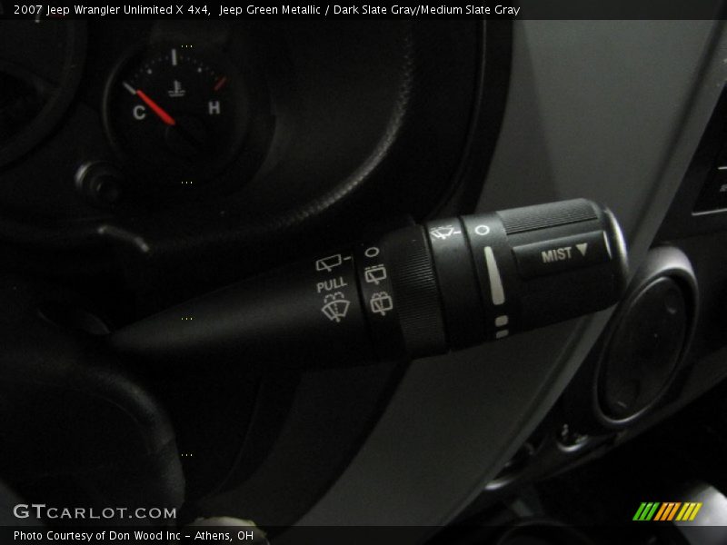 Jeep Green Metallic / Dark Slate Gray/Medium Slate Gray 2007 Jeep Wrangler Unlimited X 4x4