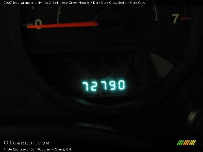 Jeep Green Metallic / Dark Slate Gray/Medium Slate Gray 2007 Jeep Wrangler Unlimited X 4x4