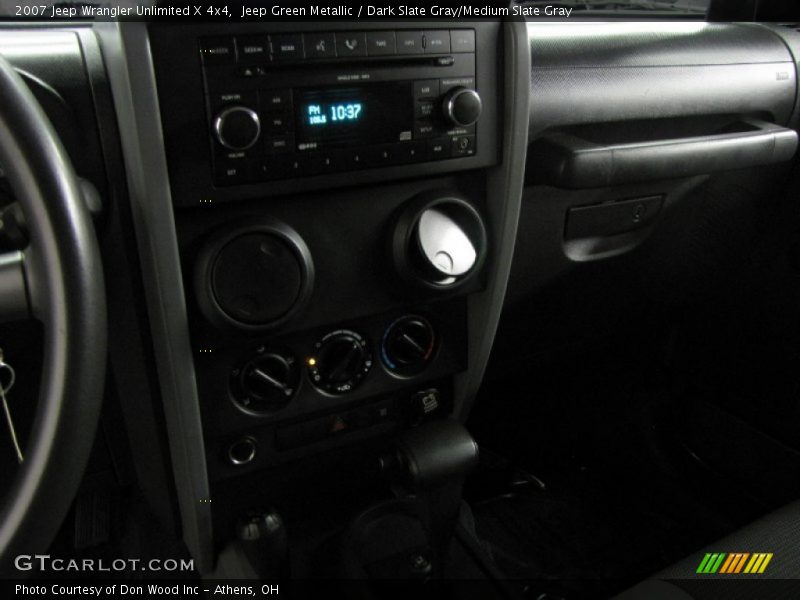 Jeep Green Metallic / Dark Slate Gray/Medium Slate Gray 2007 Jeep Wrangler Unlimited X 4x4