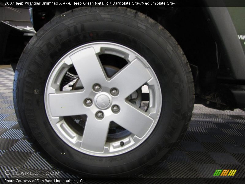 Jeep Green Metallic / Dark Slate Gray/Medium Slate Gray 2007 Jeep Wrangler Unlimited X 4x4