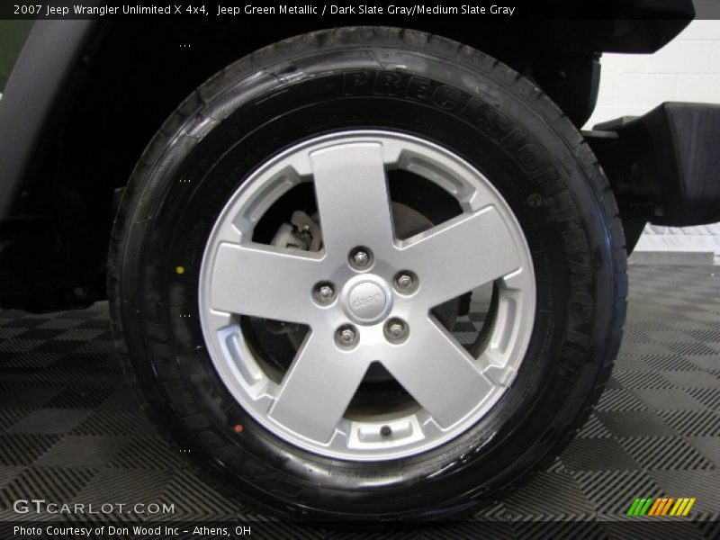 Jeep Green Metallic / Dark Slate Gray/Medium Slate Gray 2007 Jeep Wrangler Unlimited X 4x4