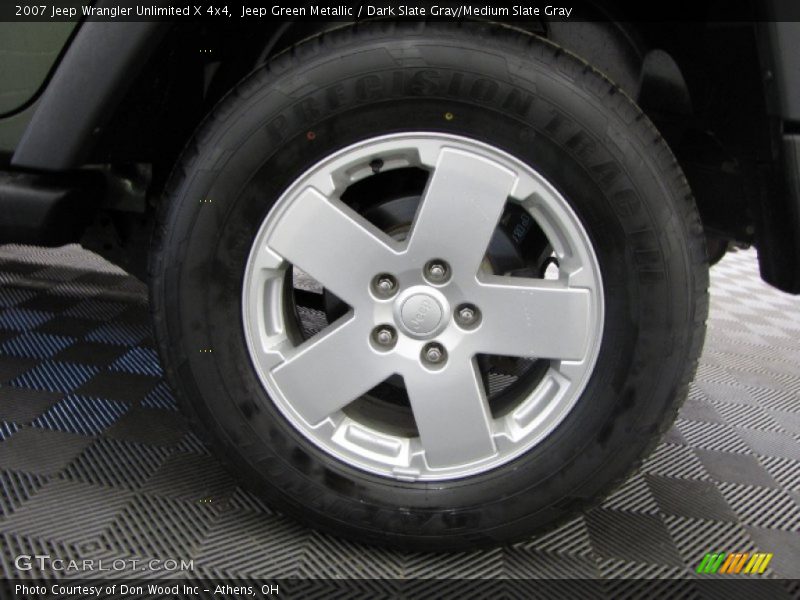 Jeep Green Metallic / Dark Slate Gray/Medium Slate Gray 2007 Jeep Wrangler Unlimited X 4x4