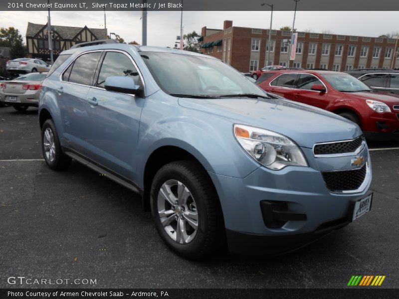 Silver Topaz Metallic / Jet Black 2014 Chevrolet Equinox LT