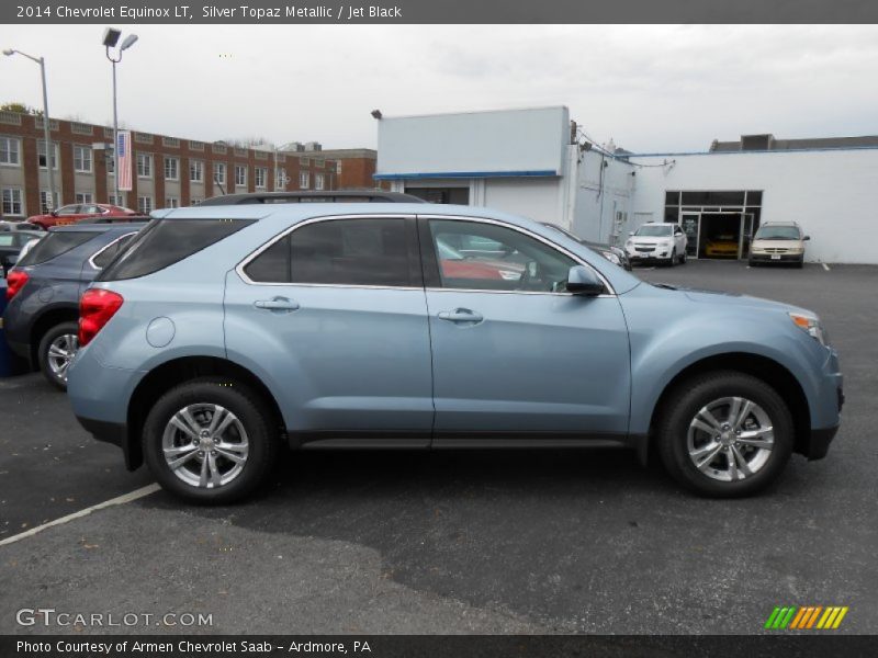 Silver Topaz Metallic / Jet Black 2014 Chevrolet Equinox LT