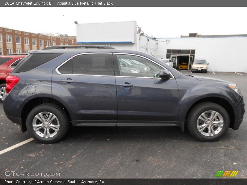 Atlantis Blue Metallic / Jet Black 2014 Chevrolet Equinox LT