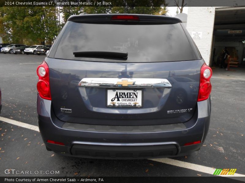Atlantis Blue Metallic / Jet Black 2014 Chevrolet Equinox LT