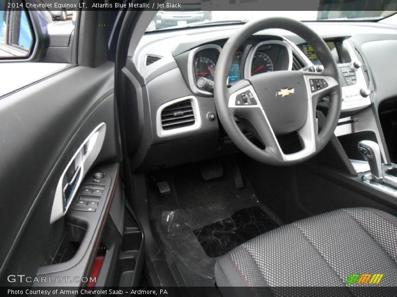 Atlantis Blue Metallic / Jet Black 2014 Chevrolet Equinox LT