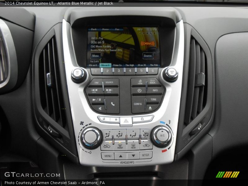 Atlantis Blue Metallic / Jet Black 2014 Chevrolet Equinox LT