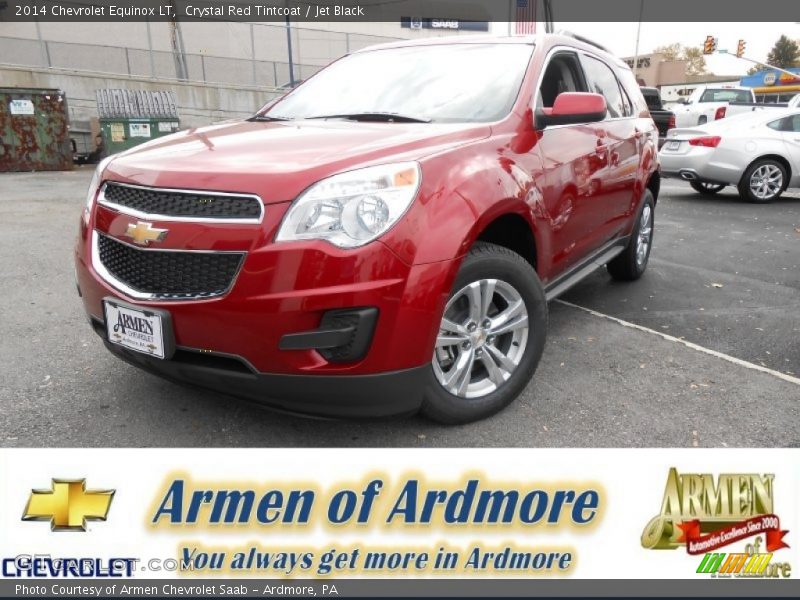 Crystal Red Tintcoat / Jet Black 2014 Chevrolet Equinox LT