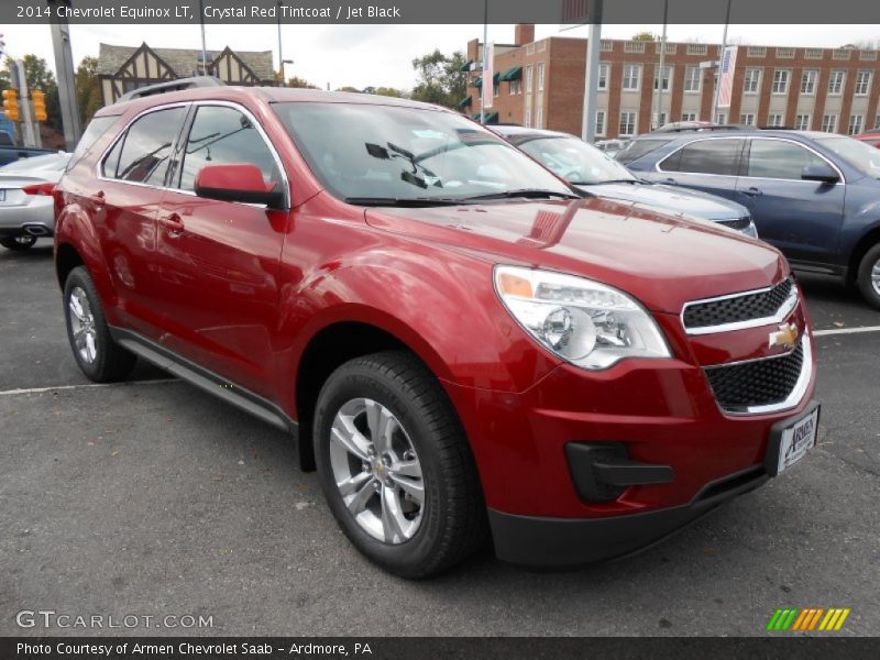 Crystal Red Tintcoat / Jet Black 2014 Chevrolet Equinox LT