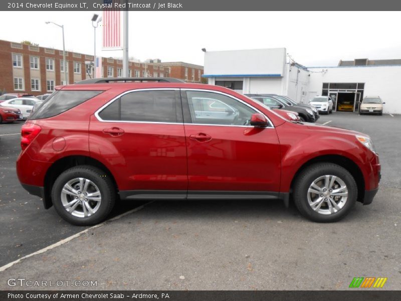Crystal Red Tintcoat / Jet Black 2014 Chevrolet Equinox LT