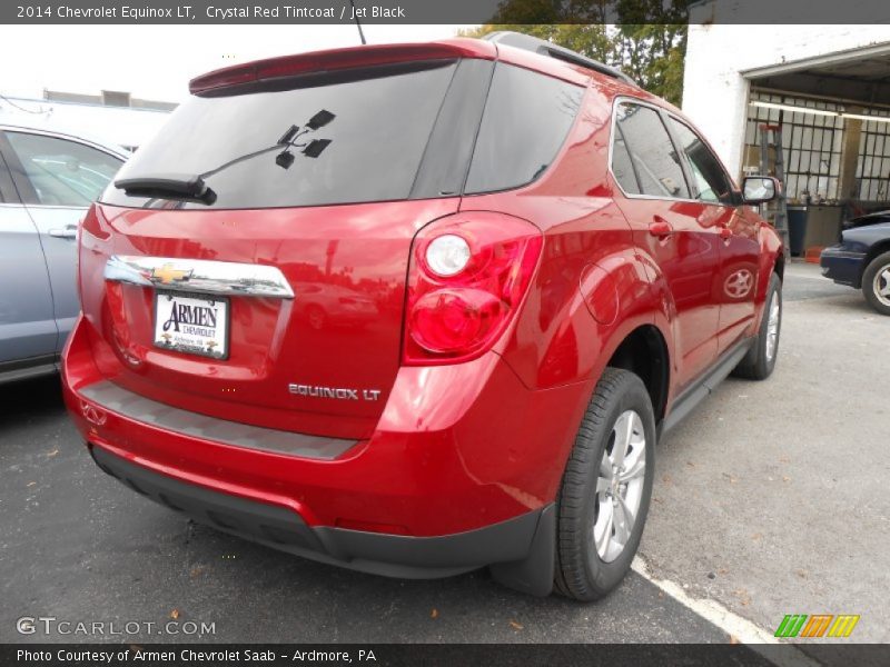 Crystal Red Tintcoat / Jet Black 2014 Chevrolet Equinox LT