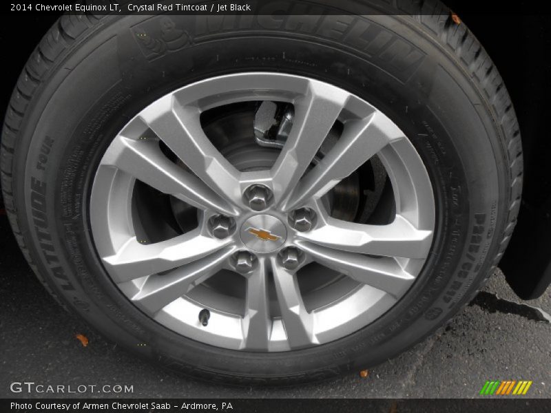 Crystal Red Tintcoat / Jet Black 2014 Chevrolet Equinox LT