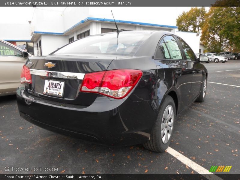 Blue Ray Metallic / Jet Black/Medium Titanium 2014 Chevrolet Cruze LS