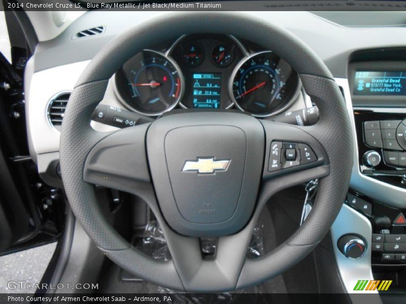 Blue Ray Metallic / Jet Black/Medium Titanium 2014 Chevrolet Cruze LS