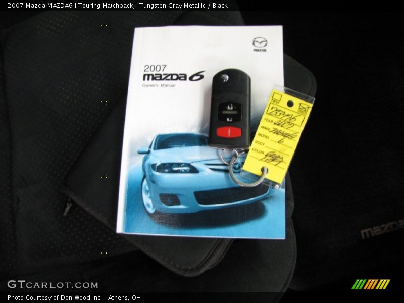 Tungsten Gray Metallic / Black 2007 Mazda MAZDA6 i Touring Hatchback
