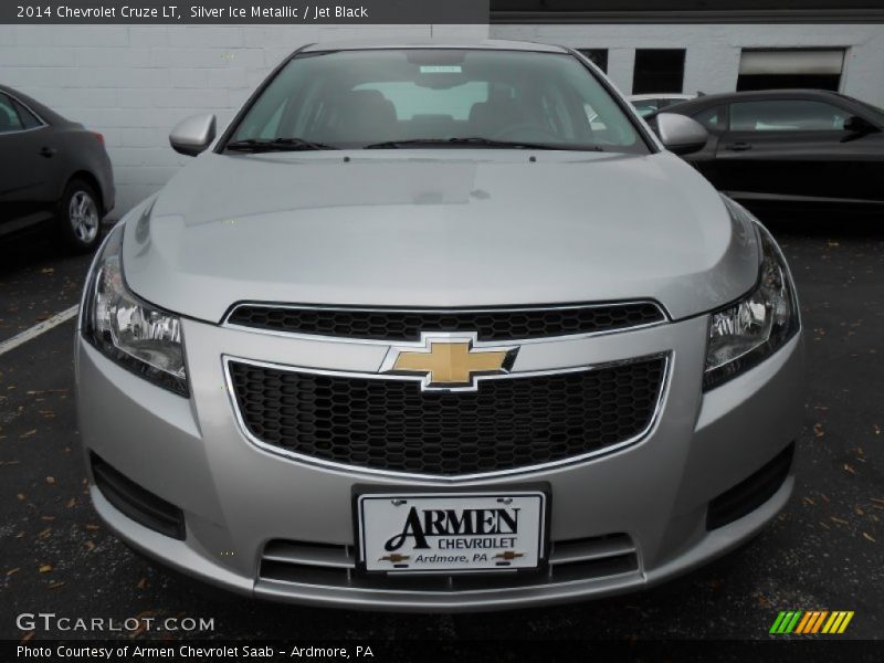 Silver Ice Metallic / Jet Black 2014 Chevrolet Cruze LT