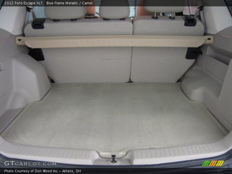 Blue Flame Metallic / Camel 2012 Ford Escape XLT