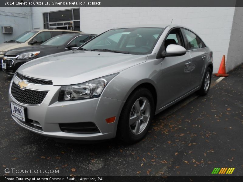 Silver Ice Metallic / Jet Black 2014 Chevrolet Cruze LT
