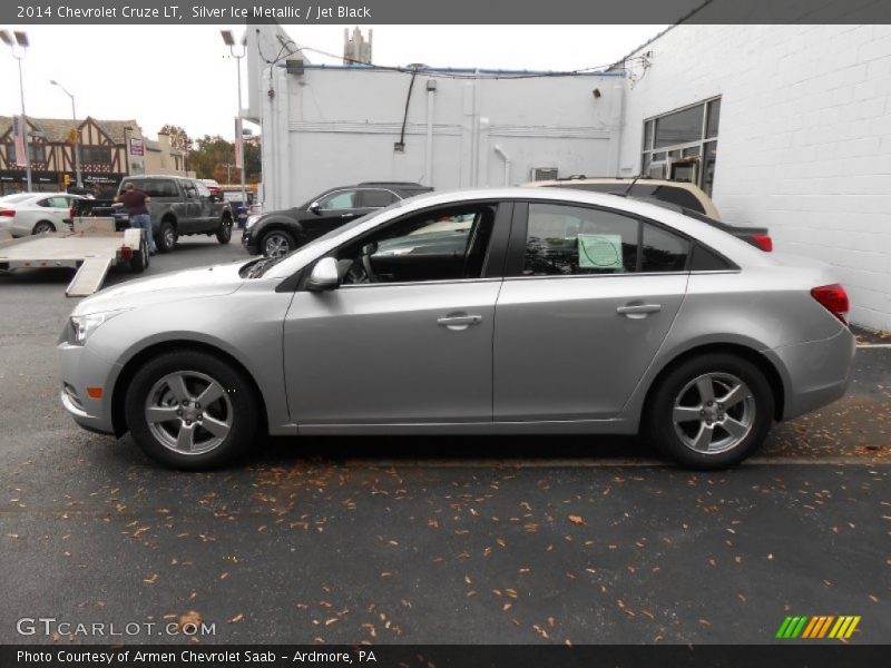 Silver Ice Metallic / Jet Black 2014 Chevrolet Cruze LT