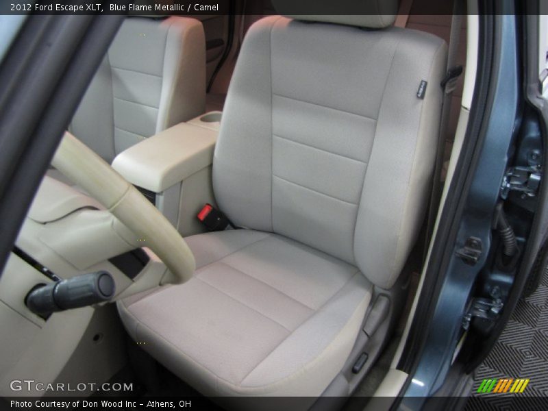 Blue Flame Metallic / Camel 2012 Ford Escape XLT