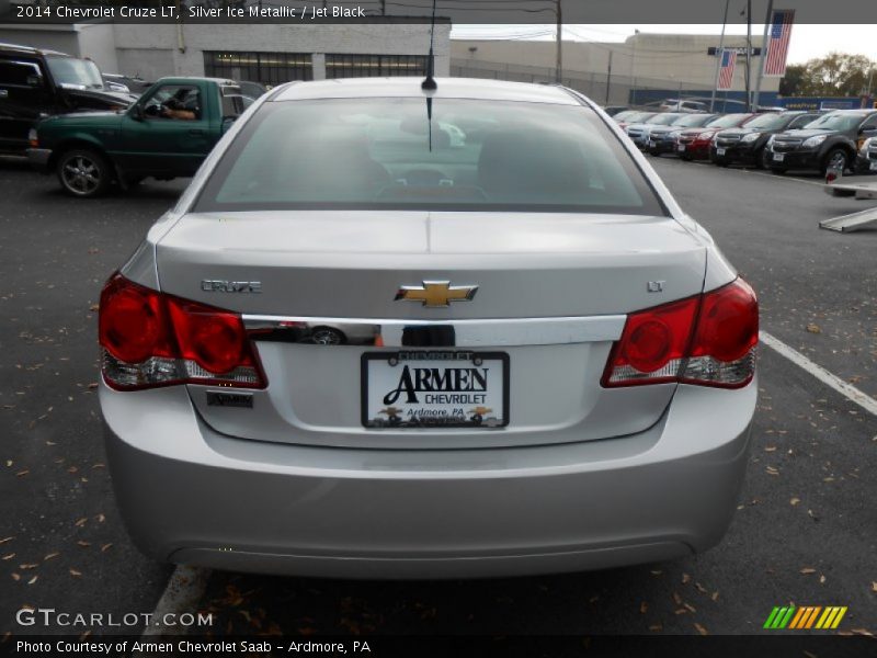 Silver Ice Metallic / Jet Black 2014 Chevrolet Cruze LT