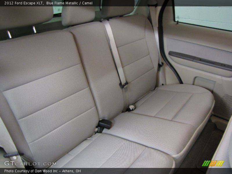 Blue Flame Metallic / Camel 2012 Ford Escape XLT