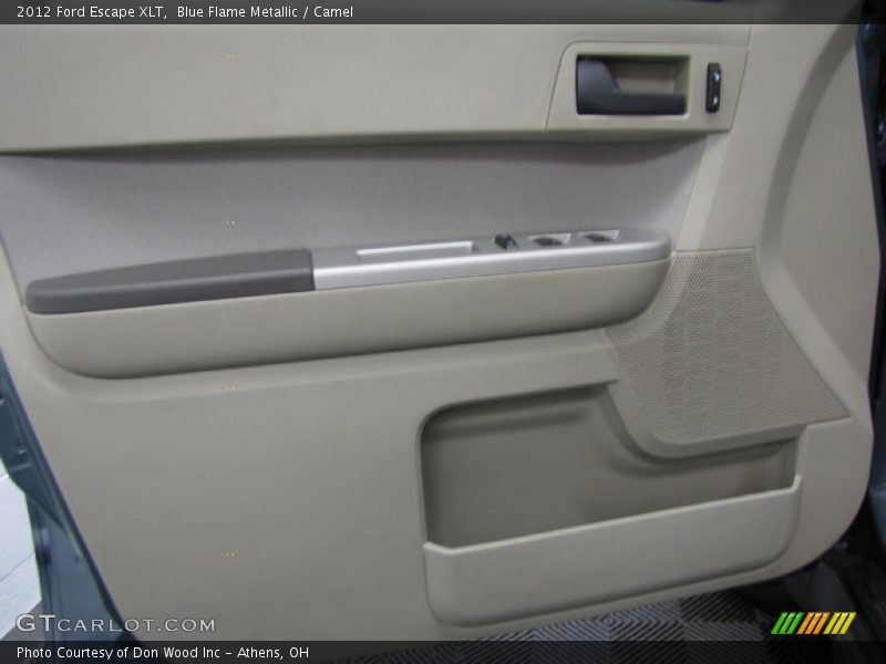 Blue Flame Metallic / Camel 2012 Ford Escape XLT