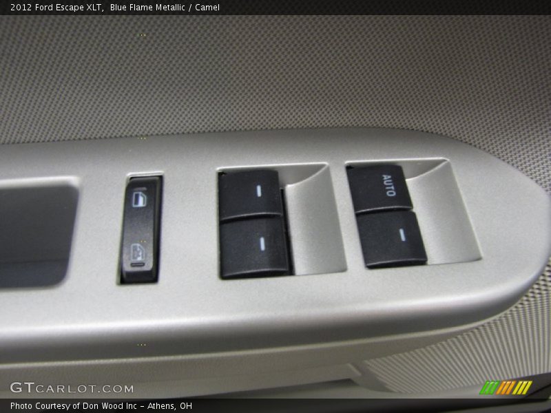 Blue Flame Metallic / Camel 2012 Ford Escape XLT