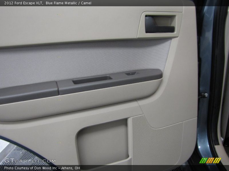 Blue Flame Metallic / Camel 2012 Ford Escape XLT