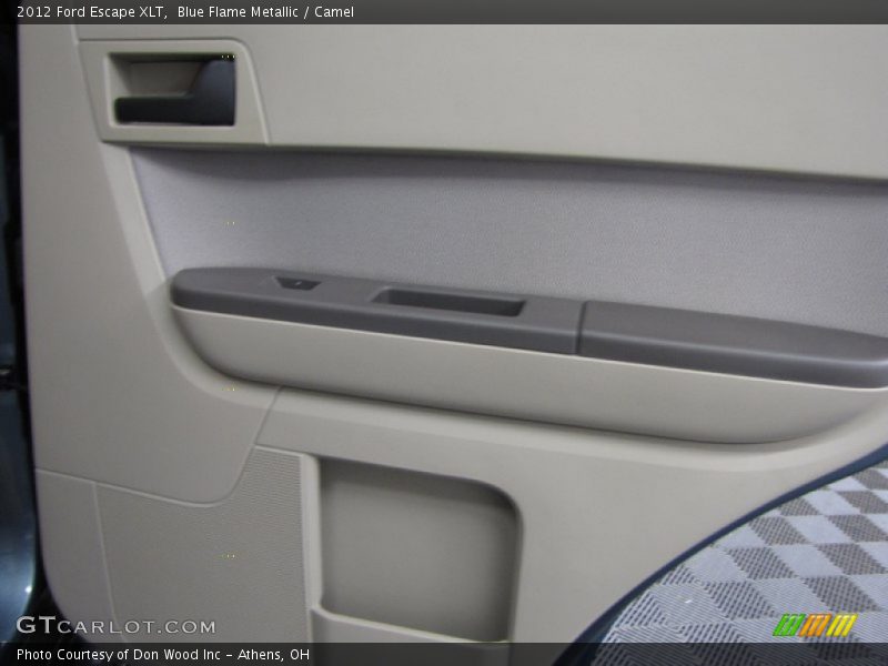Blue Flame Metallic / Camel 2012 Ford Escape XLT