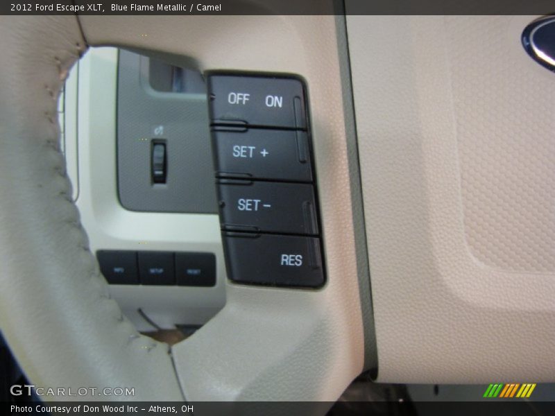 Blue Flame Metallic / Camel 2012 Ford Escape XLT