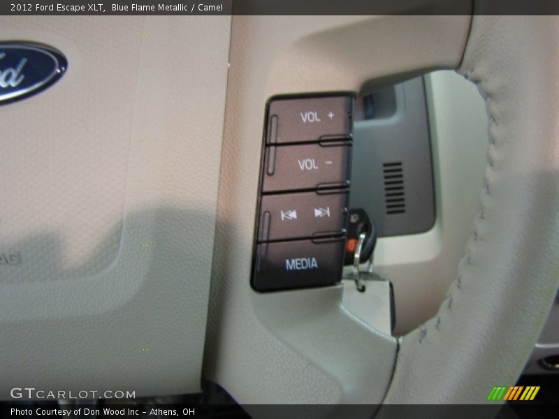 Blue Flame Metallic / Camel 2012 Ford Escape XLT
