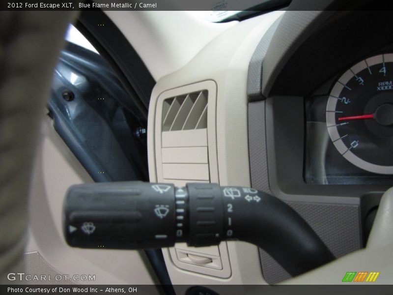 Blue Flame Metallic / Camel 2012 Ford Escape XLT
