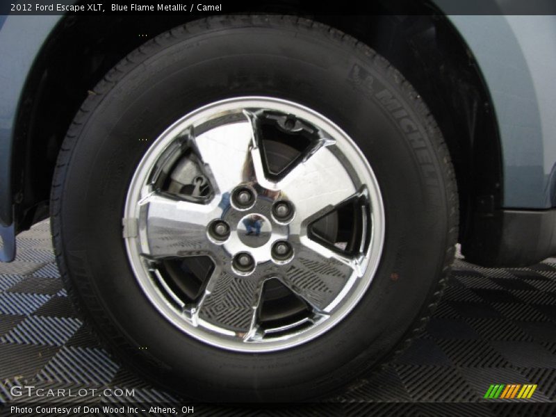 Blue Flame Metallic / Camel 2012 Ford Escape XLT