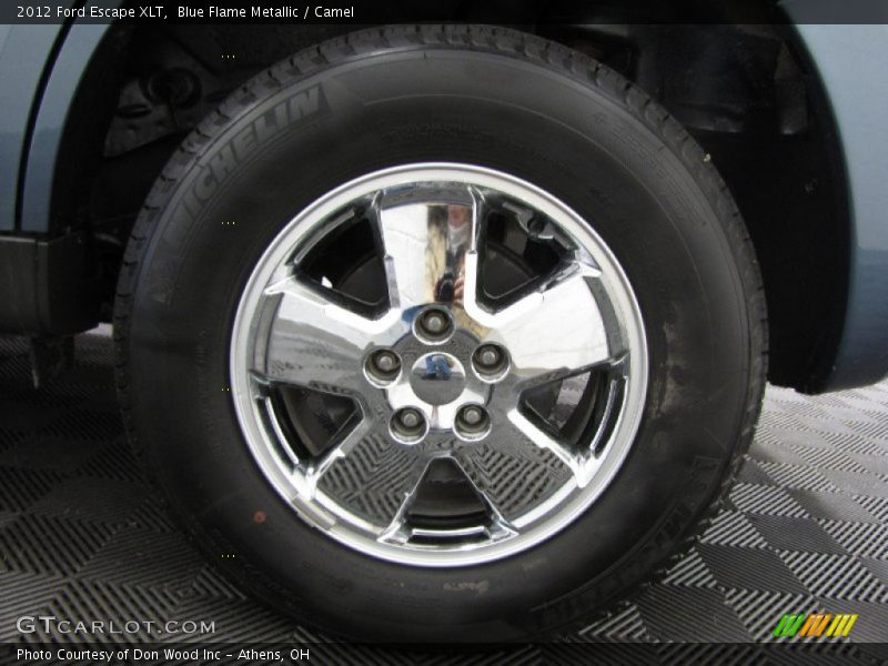 Blue Flame Metallic / Camel 2012 Ford Escape XLT