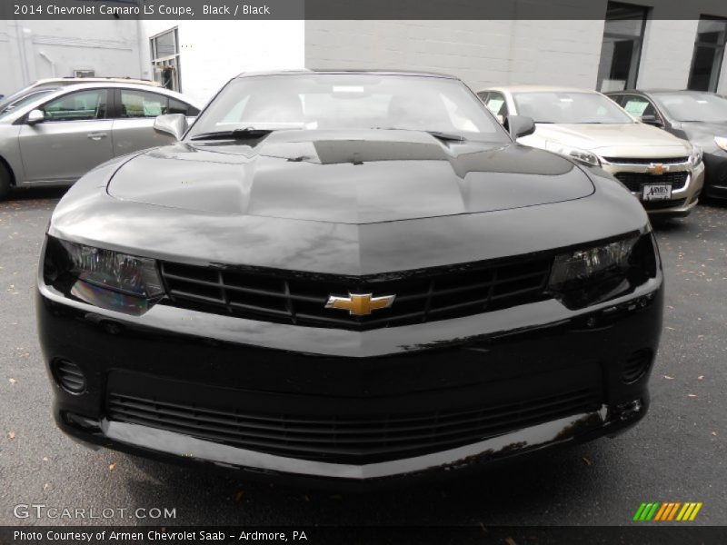 Black / Black 2014 Chevrolet Camaro LS Coupe