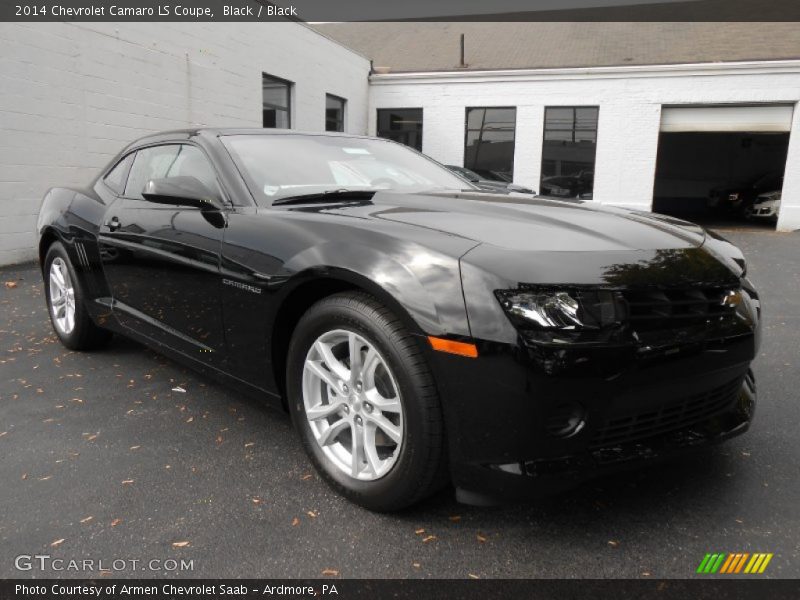Black / Black 2014 Chevrolet Camaro LS Coupe