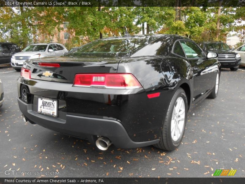 Black / Black 2014 Chevrolet Camaro LS Coupe
