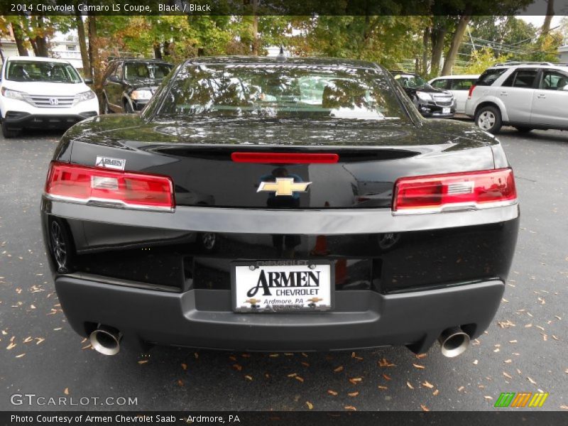 Black / Black 2014 Chevrolet Camaro LS Coupe