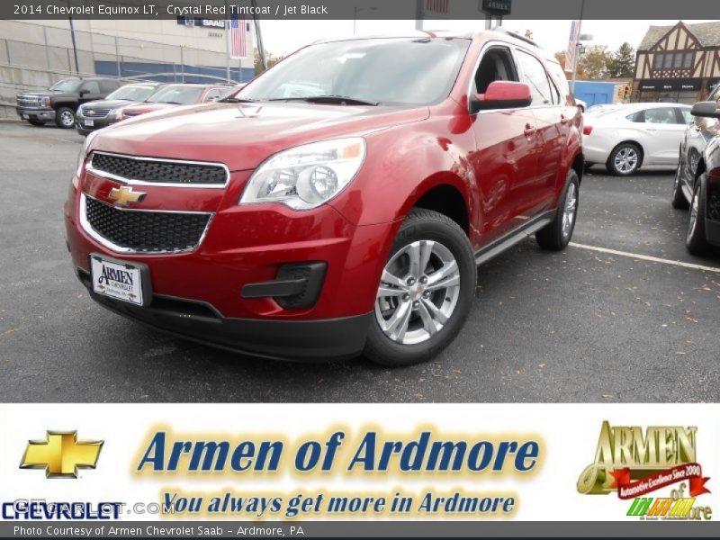 Crystal Red Tintcoat / Jet Black 2014 Chevrolet Equinox LT
