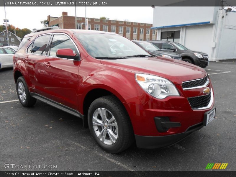 Crystal Red Tintcoat / Jet Black 2014 Chevrolet Equinox LT