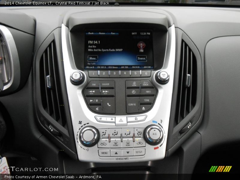 Crystal Red Tintcoat / Jet Black 2014 Chevrolet Equinox LT
