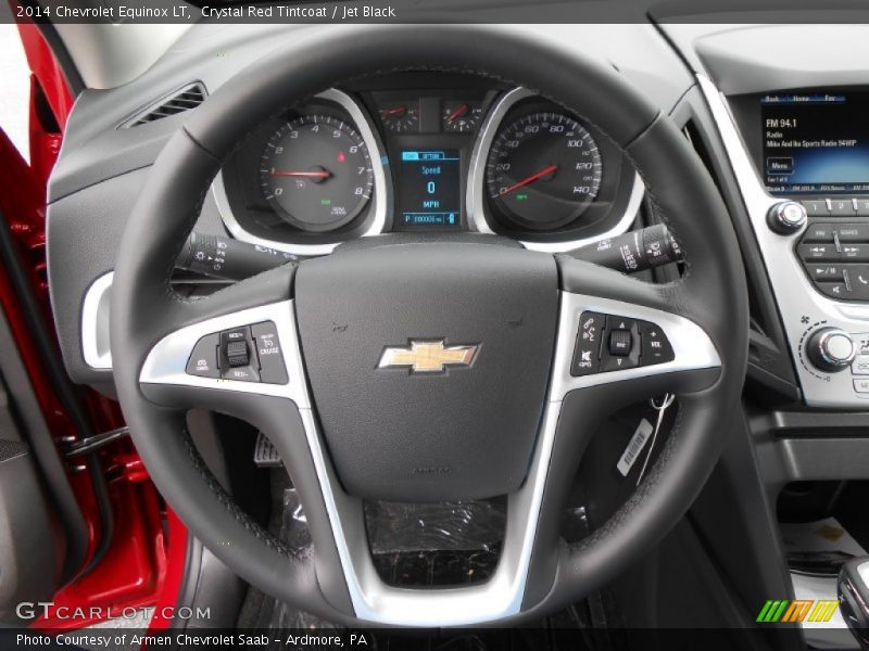Crystal Red Tintcoat / Jet Black 2014 Chevrolet Equinox LT