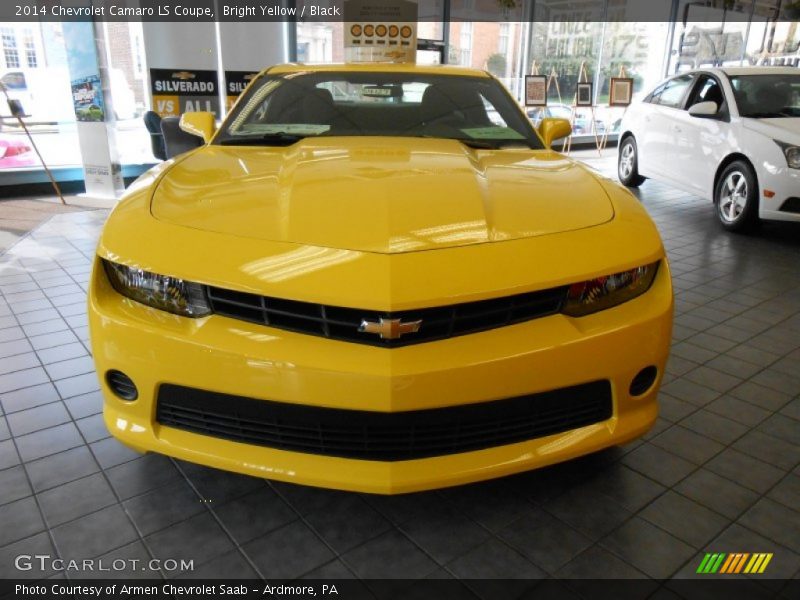 Bright Yellow / Black 2014 Chevrolet Camaro LS Coupe
