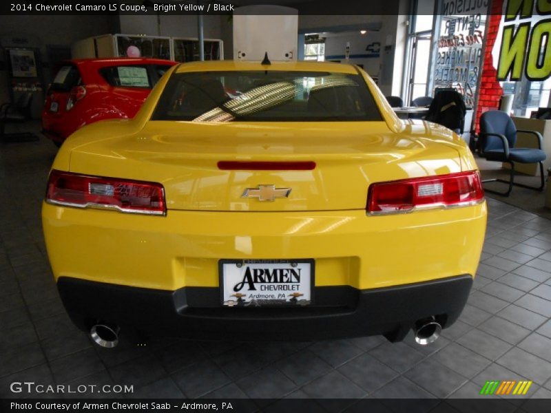 Bright Yellow / Black 2014 Chevrolet Camaro LS Coupe